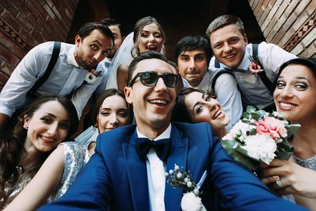 SelfieShow für Hochzeitspaar